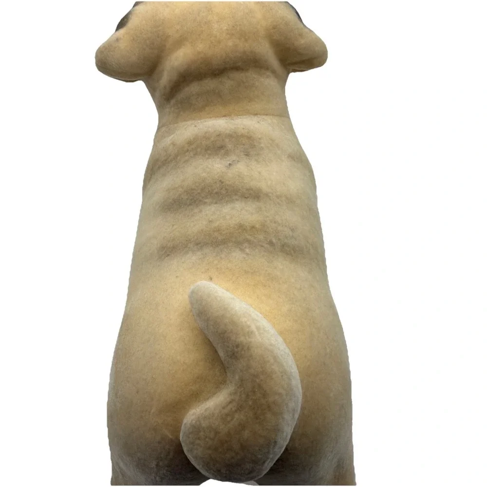 Realistic Pug Dog Statue Sculpture Unbranded